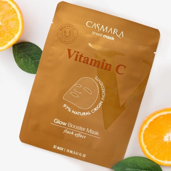 GLOW BOOSTER SHEET MASK (VITAMIN C) 10 UNITS CASMARA UK