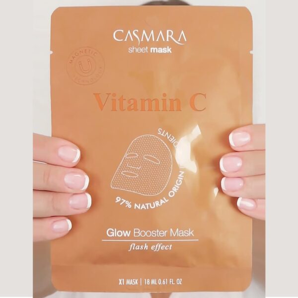 GLOW BOOSTER SHEET MASK (VITAMIN C) CASMARA UK 10 UNITS