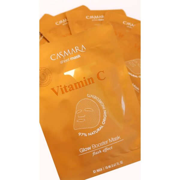 GLOW BOOSTER SHEET MASK (VITAMIN C) FACE CASMARA UK