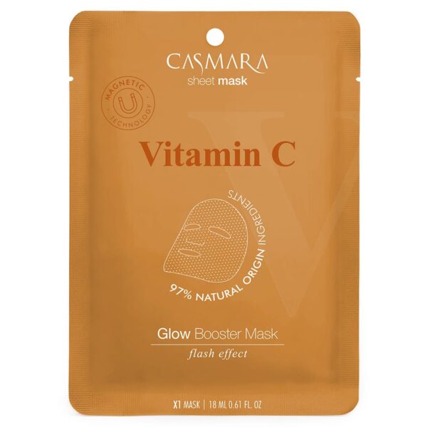 GLOW BOOSTER SHEET MASK (VITAMIN C) FACE MASK CASMARA UK