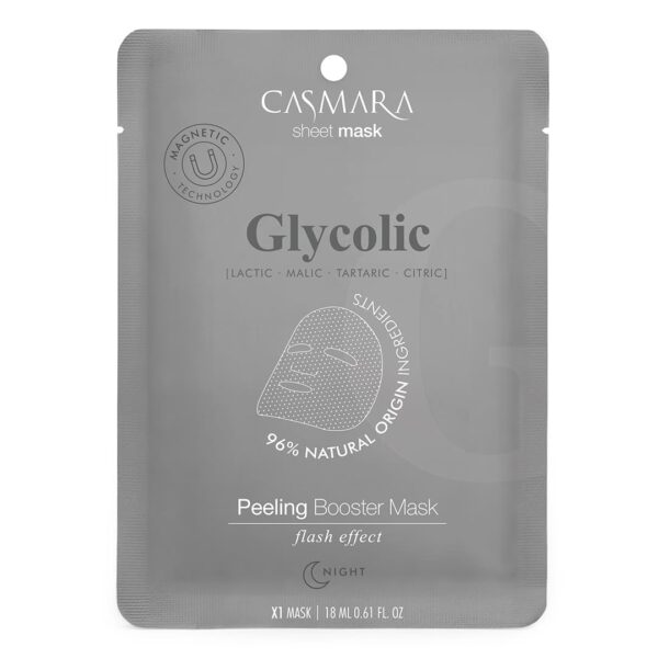 PEELING BOOSTER SHEET MASK (GLYCOLIC) 10 UNITS CASMARA MASKS UK