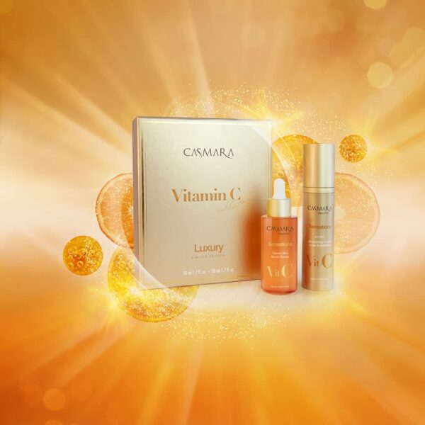 VITAMIN C SHOT LIMITED EDITION BOX bodegon Casmara UK opti